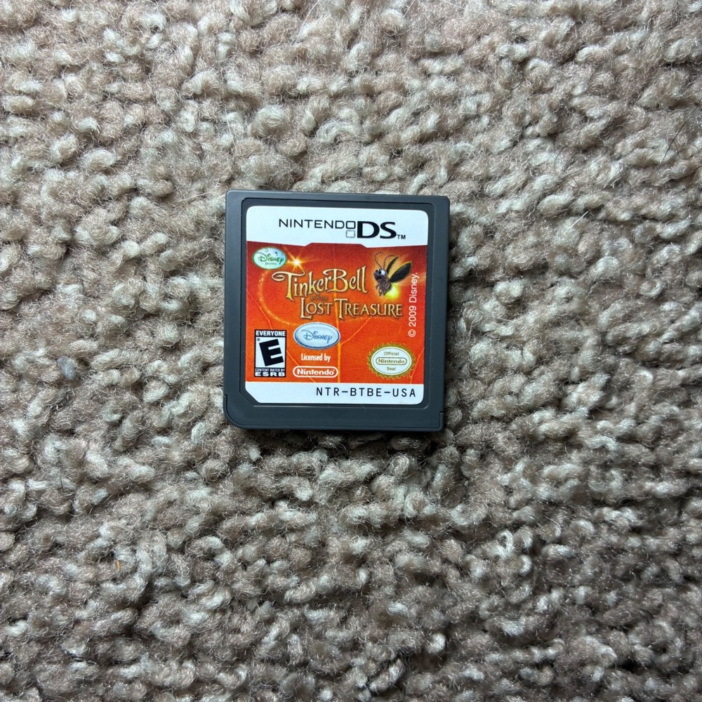 Disney Fairies Tinker Bell and the Lost Treasure Nintendo DS Manual Poster CIB - Picture 4 of 9